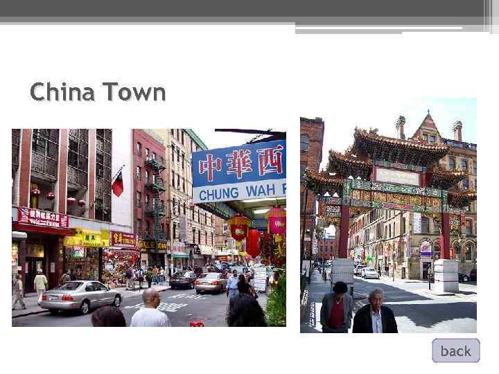 China Town back 