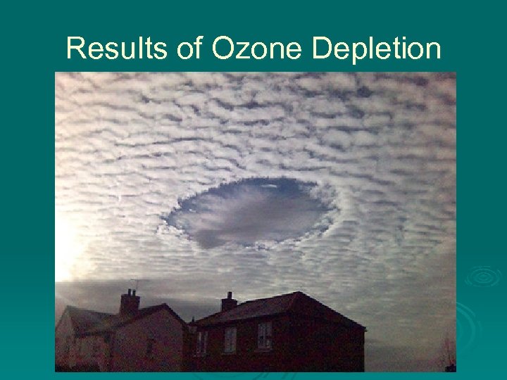 Results of Ozone Depletion 