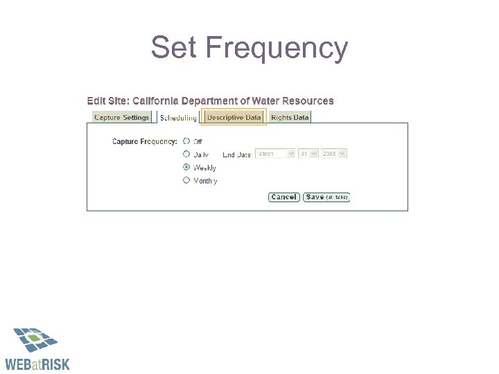 Set Frequency 
