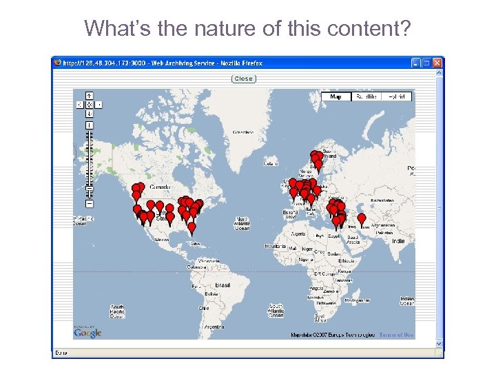 What’s the nature of this content? 