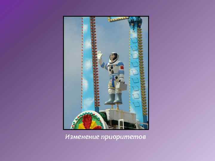 Изменение приоритетов 
