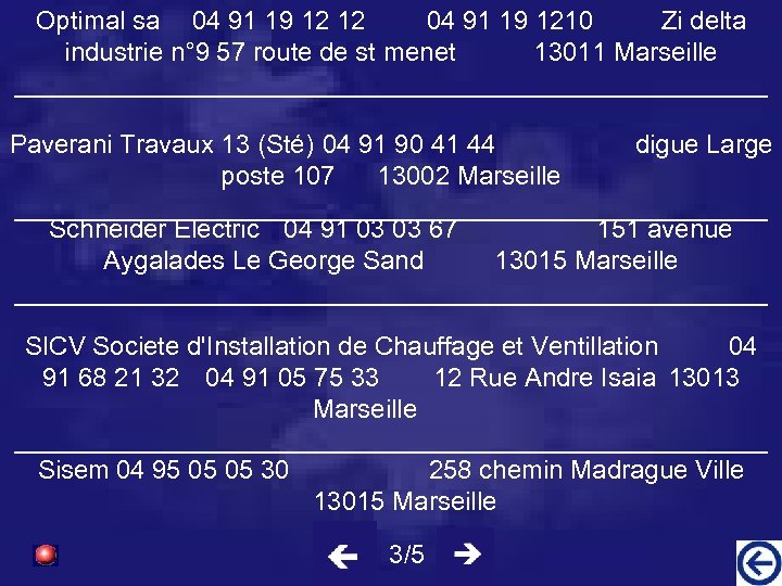 Optimal sa 04 91 19 12 12 04 91 19 1210 Zi delta industrie