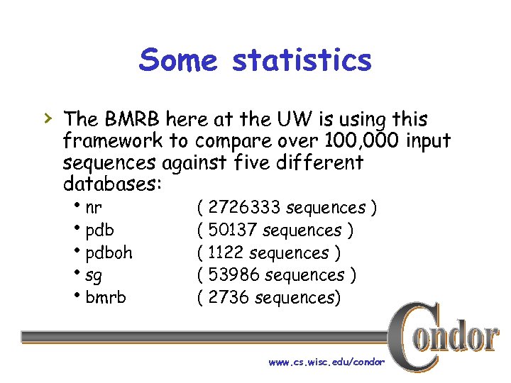 Some statistics › The BMRB here at the UW is using this framework to