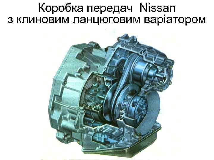 Коробка передач Nissan з клиновим ланцюговим варіатором 