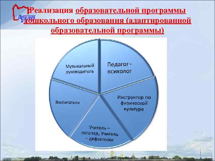 Реализация образовательной программы дошкольного образования (адаптированной образовательной программы) 