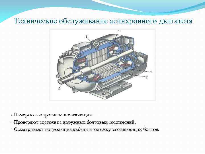 Сопротивление изоляции обмоток двигателя