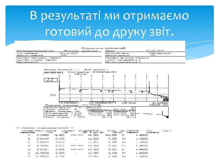 В результаті ми отримаємо готовий до друку звіт. 