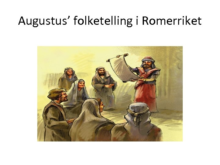 Augustus’ folketelling i Romerriket 