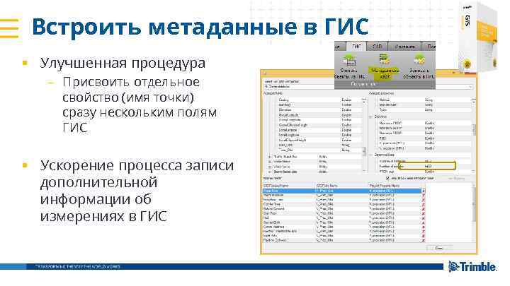 Встроить метаданные в ГИС § Улучшенная процедура – Присвоить отдельное свойство (имя точки) сразу