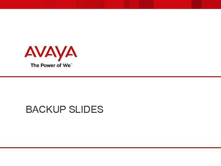 BACKUP SLIDES 