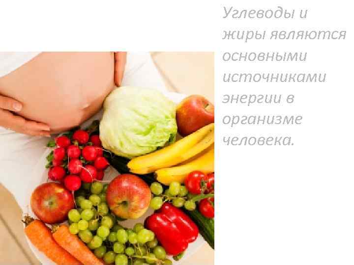 Углеводы и жиры являются основными источниками энергии в организме человека. 
