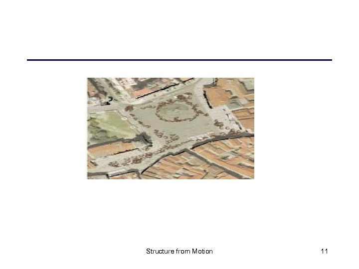 Structure from Motion 11 