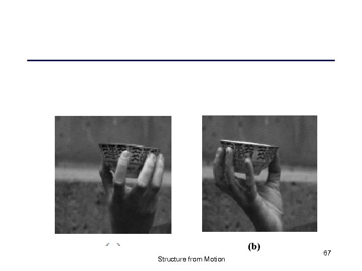 (b) Structure from Motion 67 