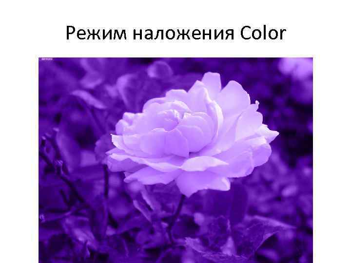 Режим наложения Color 