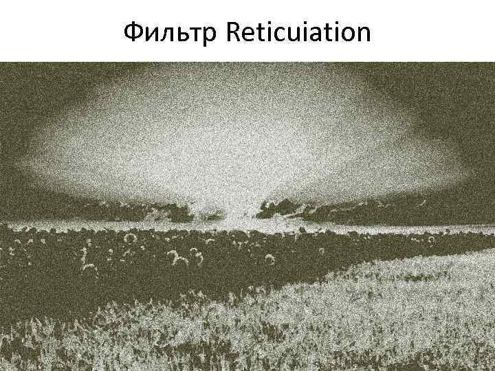 Фильтр Reticuiation 