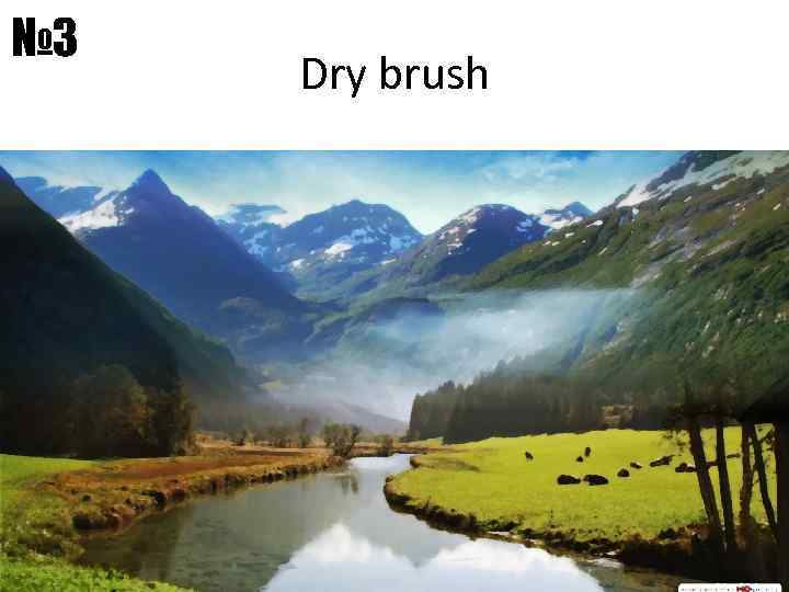 № 3 Dry brush 