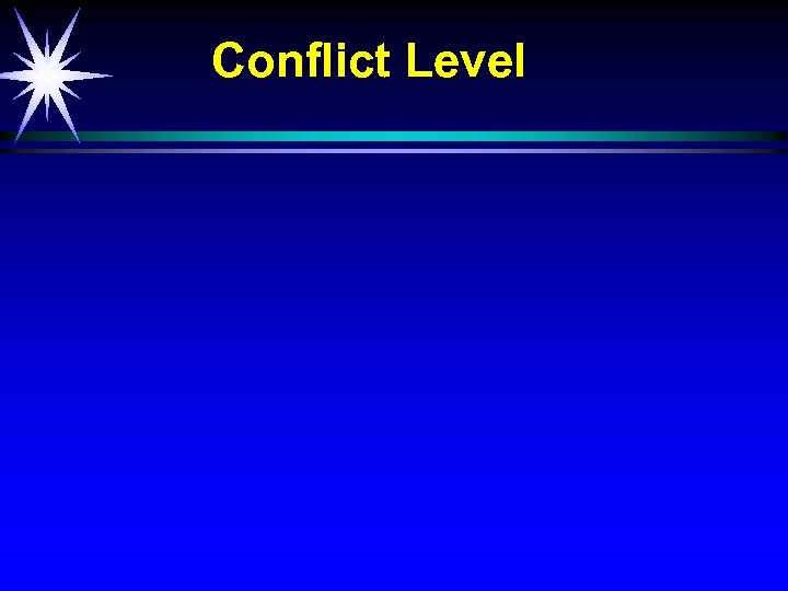 Conflict Level 