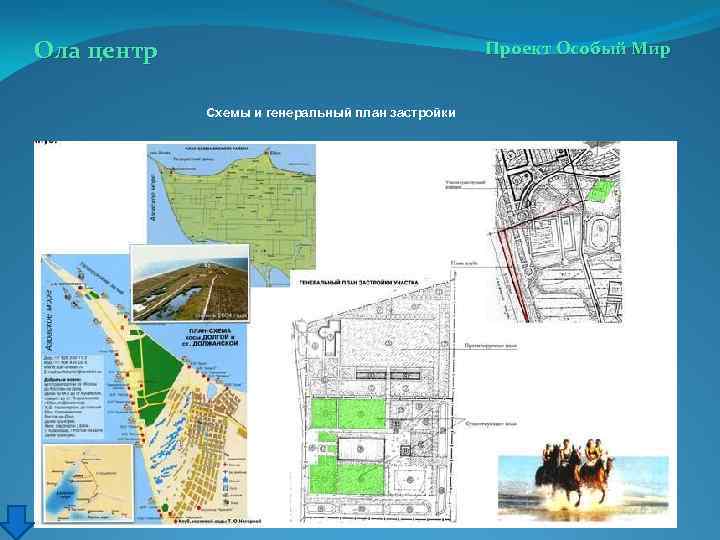 Ола центр Проект Особый Мир Схемы и генеральный план застройки 