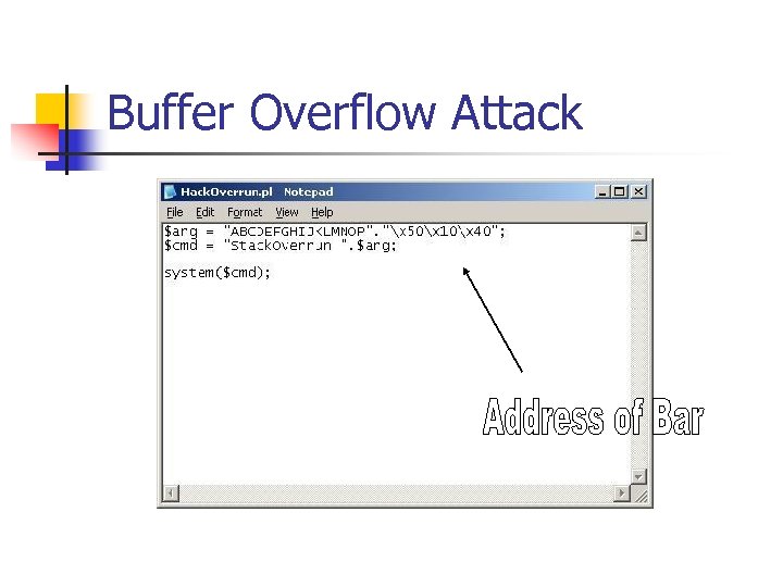 Buffer Overflow Attack 