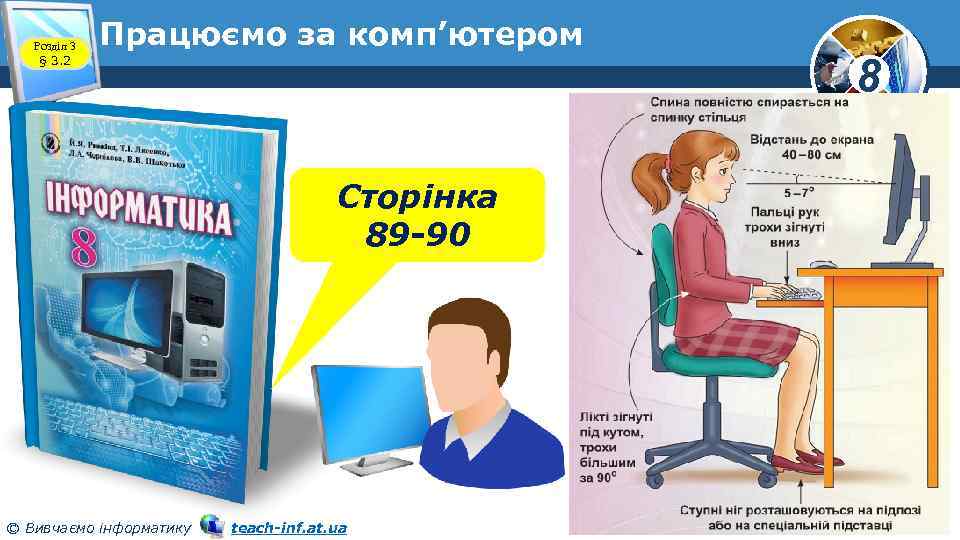 Розділ 3 § 3. 2 Працюємо за комп’ютером Сторінка 89 -90 © Вивчаємо інформатику
