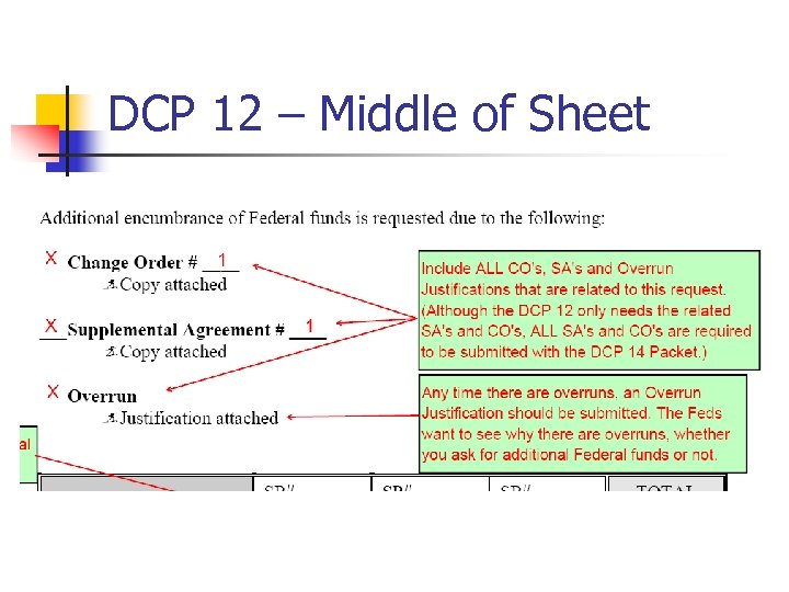 DCP 12 – Middle of Sheet 