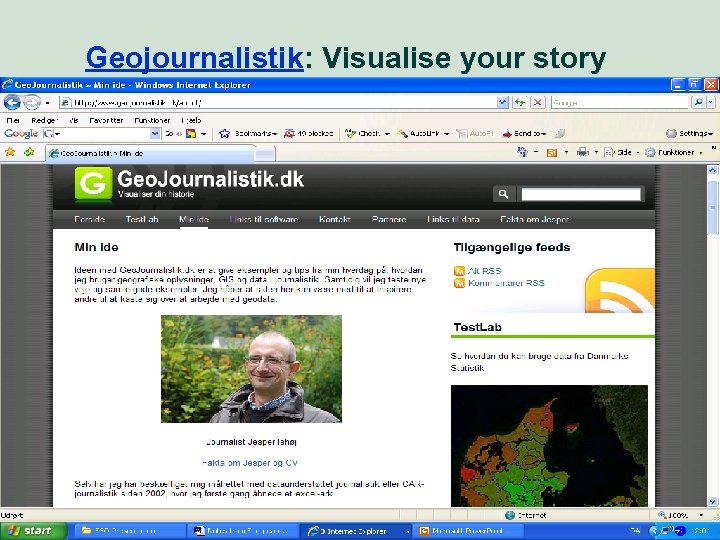 Geojournalistik: Visualise your story 16 Market perspective - user needs 