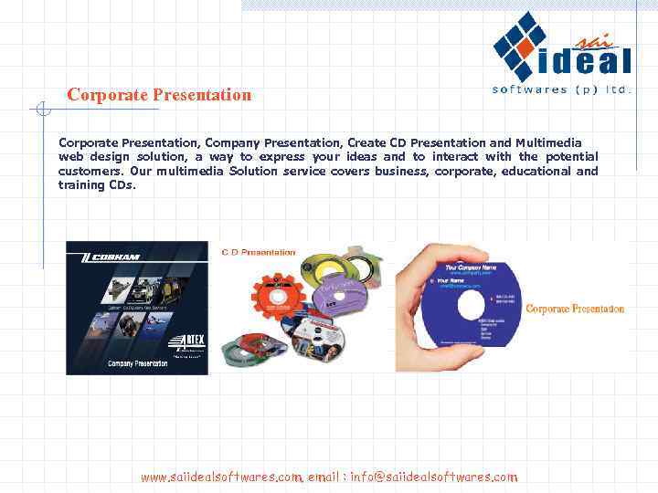 Corporate Presentation, Company Presentation, Create CD Presentation and Multimedia web design solution, a way