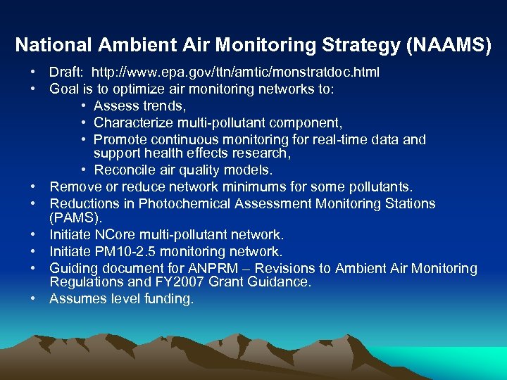 Proposed Revisions to Ambient Air Monitoring Regulations and