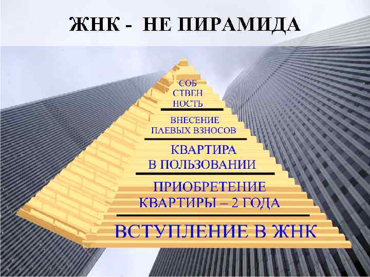 ЖНК - НЕ ПИРАМИДА 