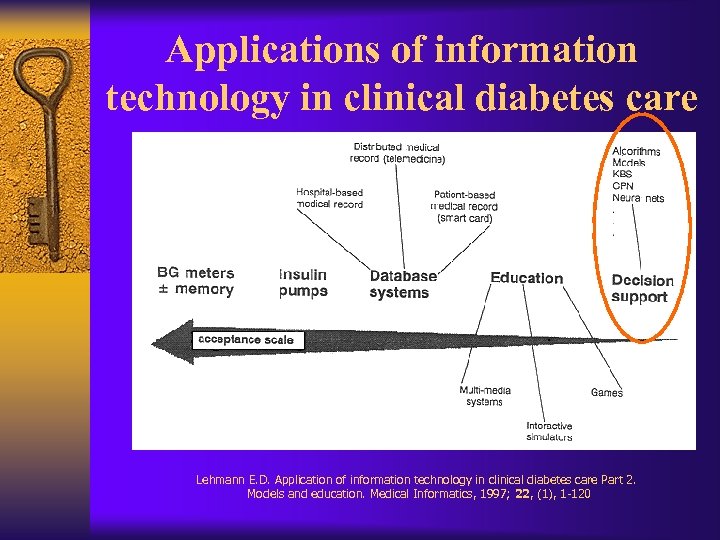 Applications of information technology in clinical diabetes care Lehmann E. D. Application of information