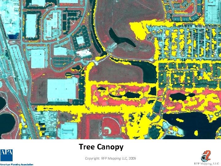 Tree Canopy Copyright RFP Mapping LLC, 2009 
