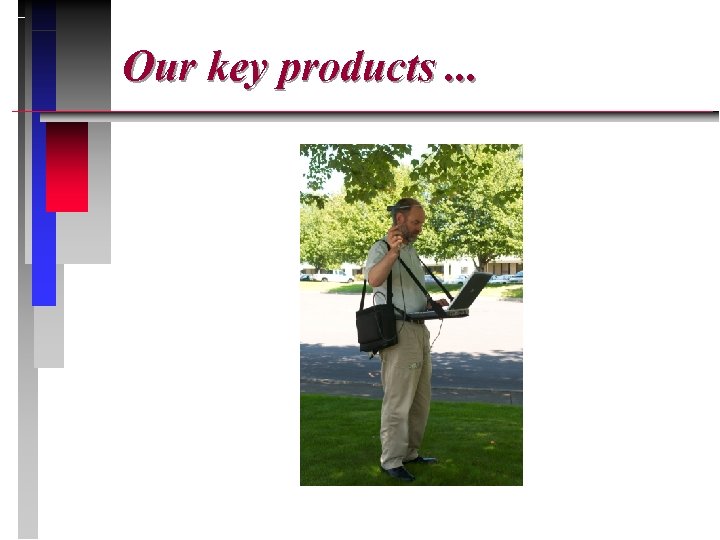  Our key products. . . 