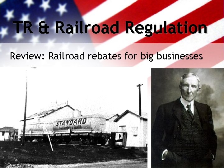 TR & Railroad Regulation Review: Railroad rebates for big businesses 