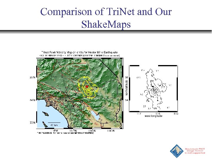 Comparison of Tri. Net and Our Shake. Maps 