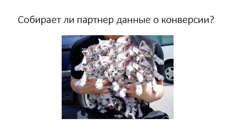 Собирает ли партнер данные о конверсии? 