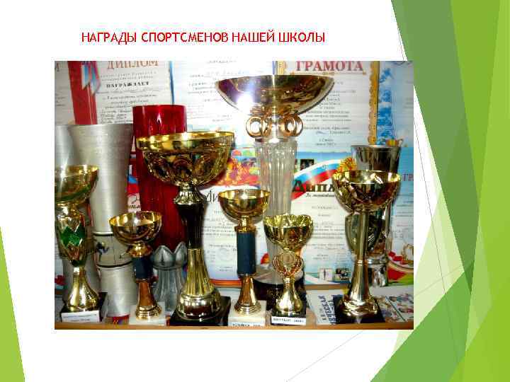 НАГРАДЫ СПОРТСМЕНОВ НАШЕЙ ШКОЛЫ 