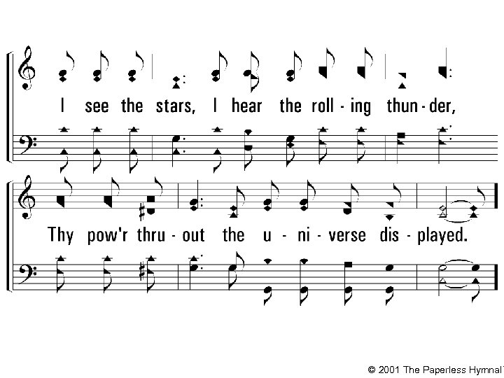 © 2001 The Paperless Hymnal™ 