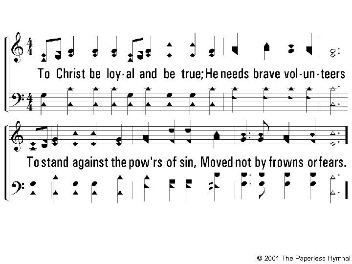 © 2001 The Paperless Hymnal™ 