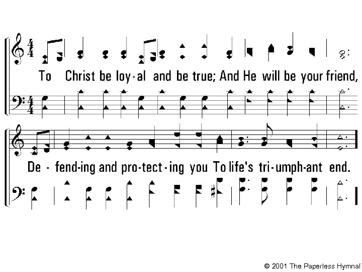 © 2001 The Paperless Hymnal™ 