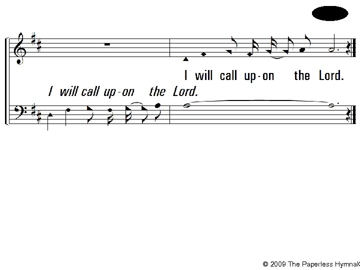 © 2009 The Paperless Hymnal® 