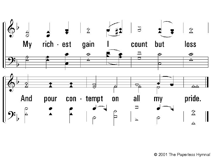 © 2001 The Paperless Hymnal™ 