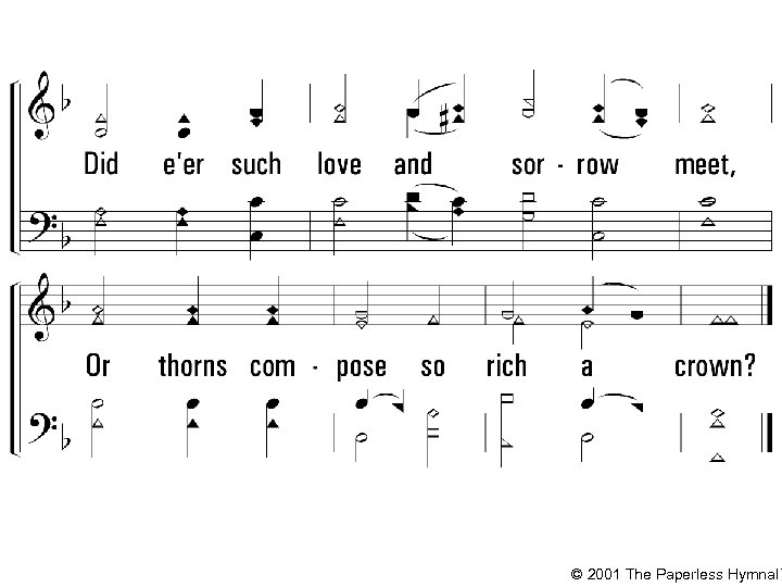 © 2001 The Paperless Hymnal™ 