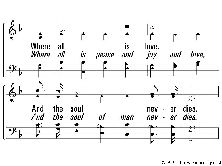 © 2001 The Paperless Hymnal™ 