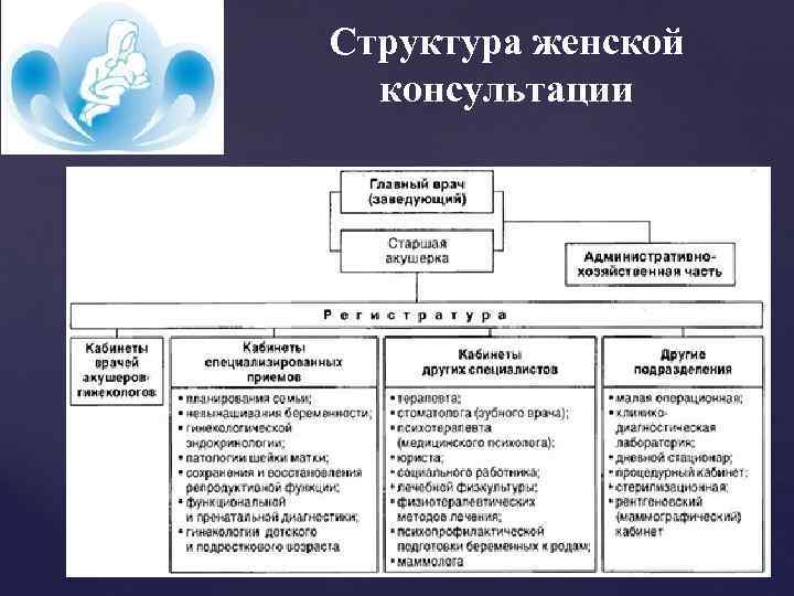 План женской консультации