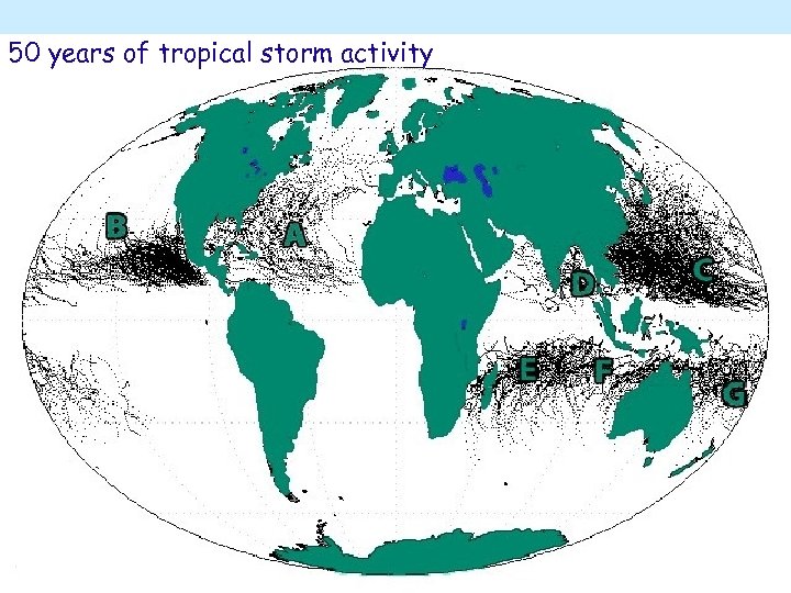 50 years of tropical storm activity 