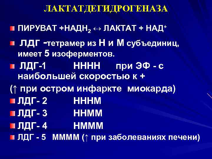 Анализ крови на лдг