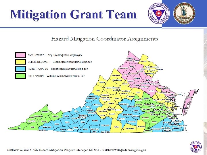 Mitigation Grant Team FOR OFFICIAL USE ONLY 