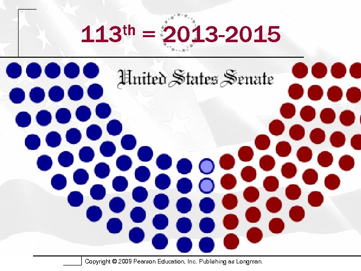 th 113 = 2013 -2015 Copyright © 2009 Pearson Education, Inc. Publishing as Longman.