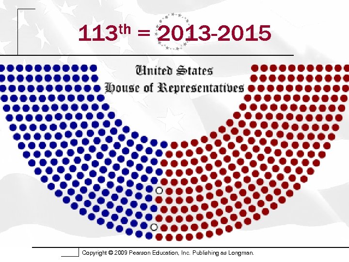 th 113 = 2013 -2015 Copyright © 2009 Pearson Education, Inc. Publishing as Longman.