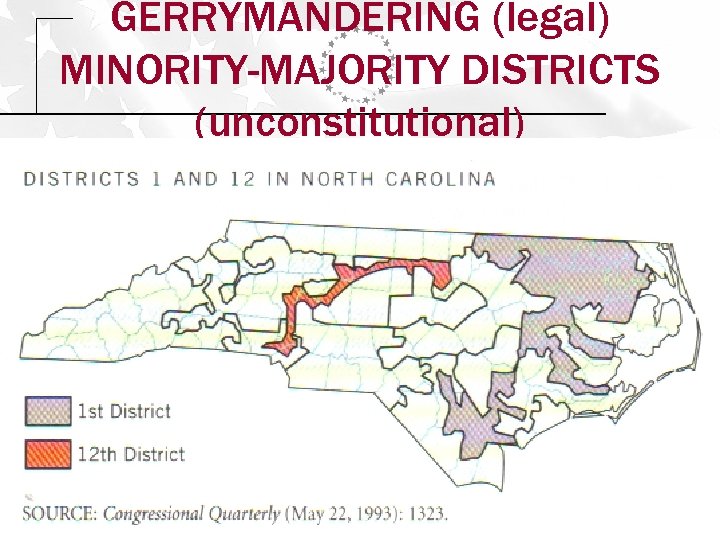 GERRYMANDERING (legal) MINORITY-MAJORITY DISTRICTS (unconstitutional) Copyright © 2009 Pearson Education, Inc. Publishing as Longman.
